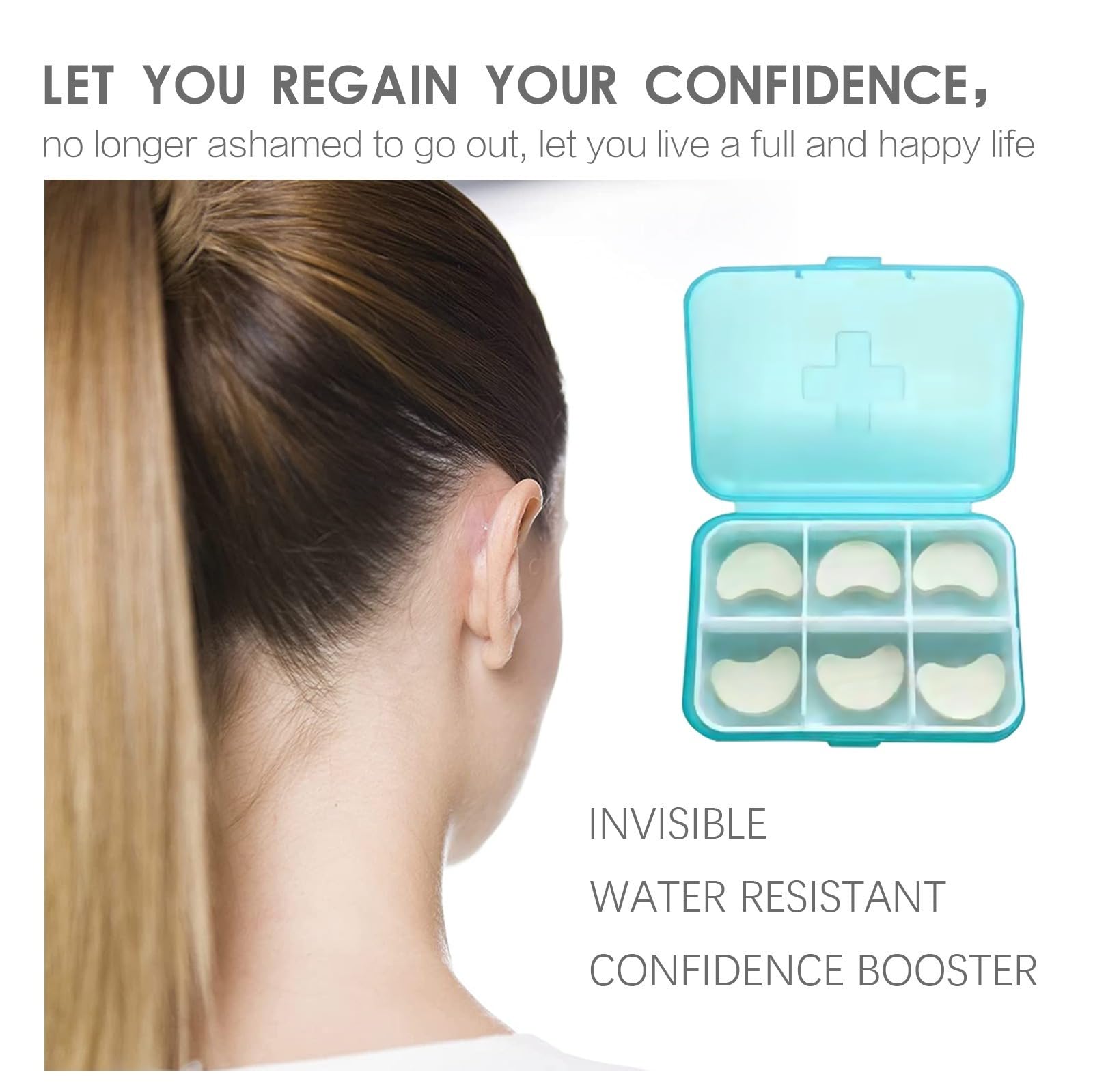 Correctores de oídos, parches para los oídos cosméticos, parches impermeables para los oídos, parches invisibles, corrección estética de los oídos