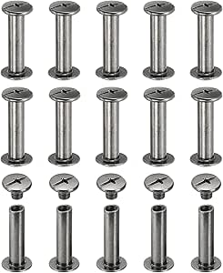 PATIKIL Chicago-schroeven, 160 sets, M5 Chicago-schroeven