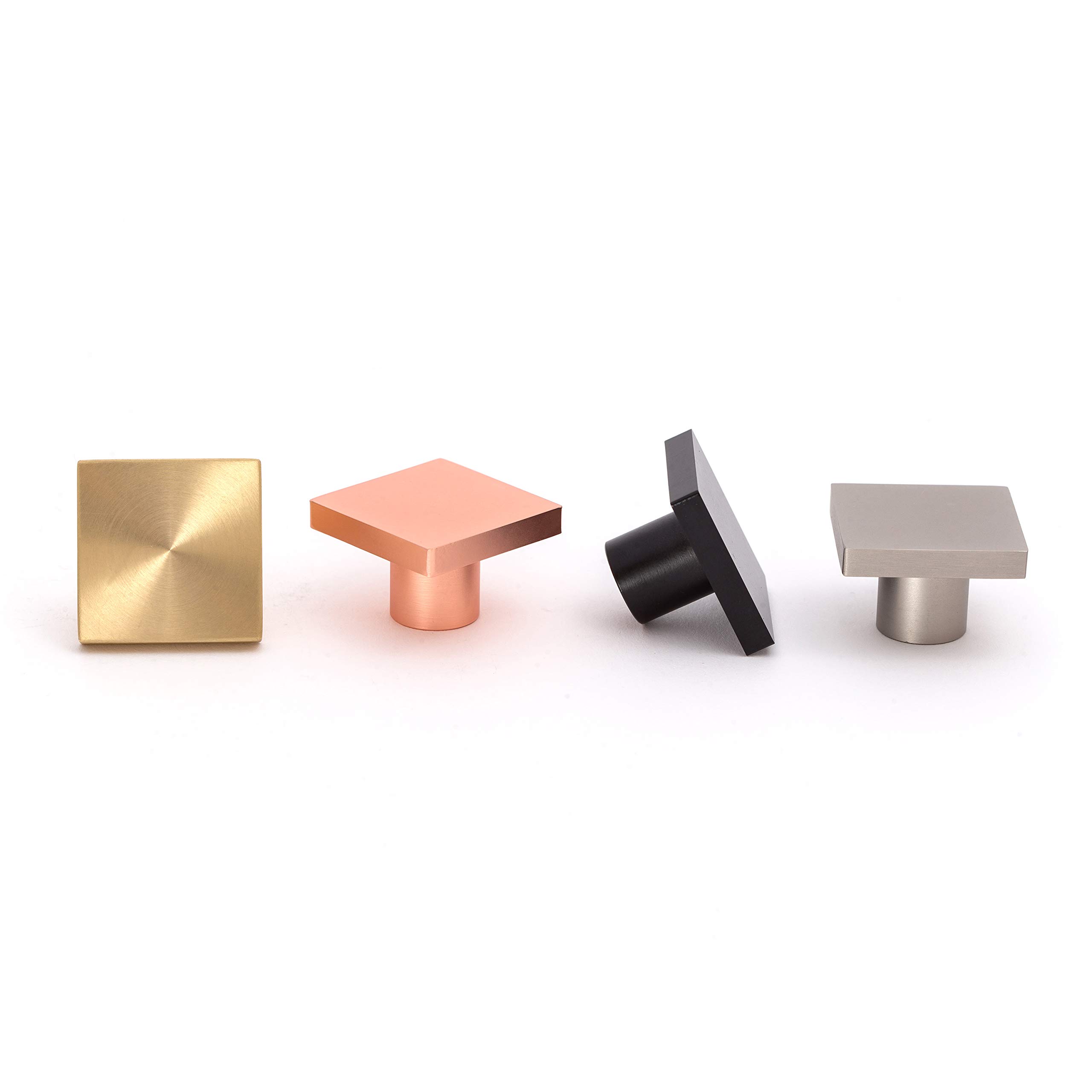 The Hairpin Leg Co. Matt Black [Hlc] Furniture Knobs - Modern Furniture Hardware - Cupboard Cabinet Handles Drawer Pulls [30Mm/Matt Black]