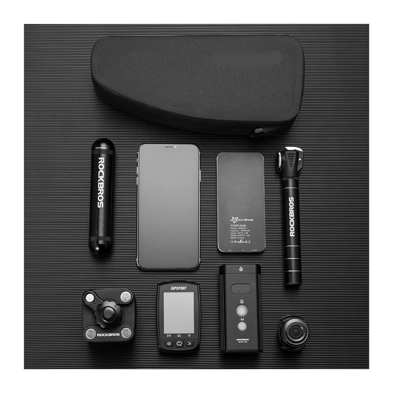 Borsa laterale for tubo anteriore superiore con telaio for bicicletta impermeabile da 1 pezzo