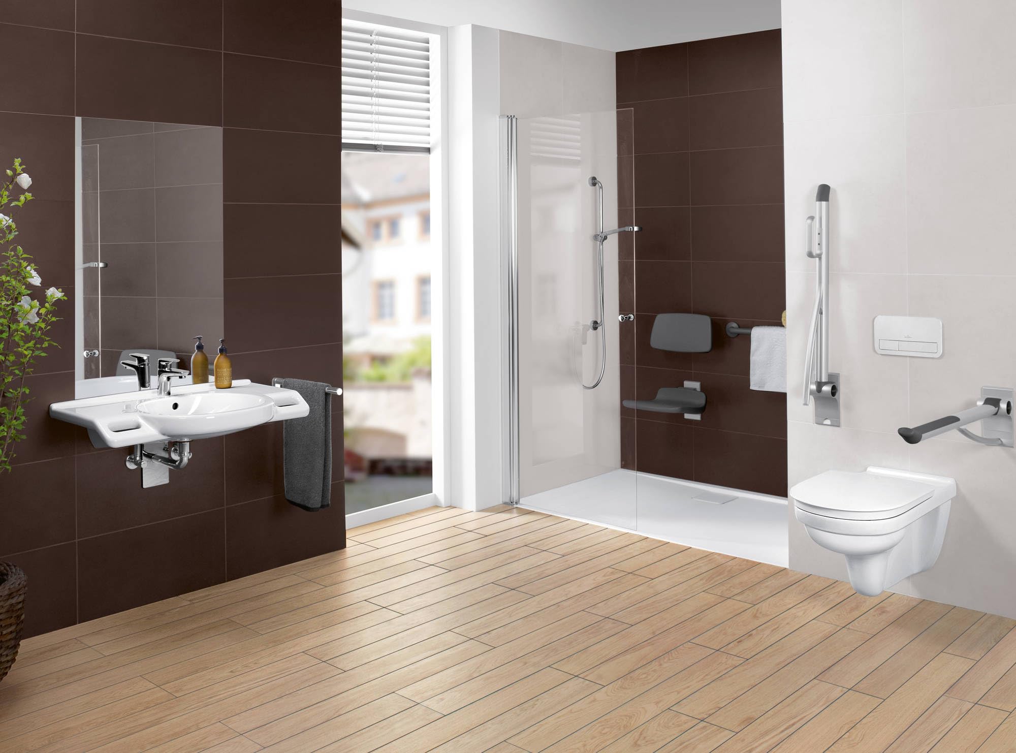 WC suspendu PMR sans bride VILLEROY ET BOCH O.novo