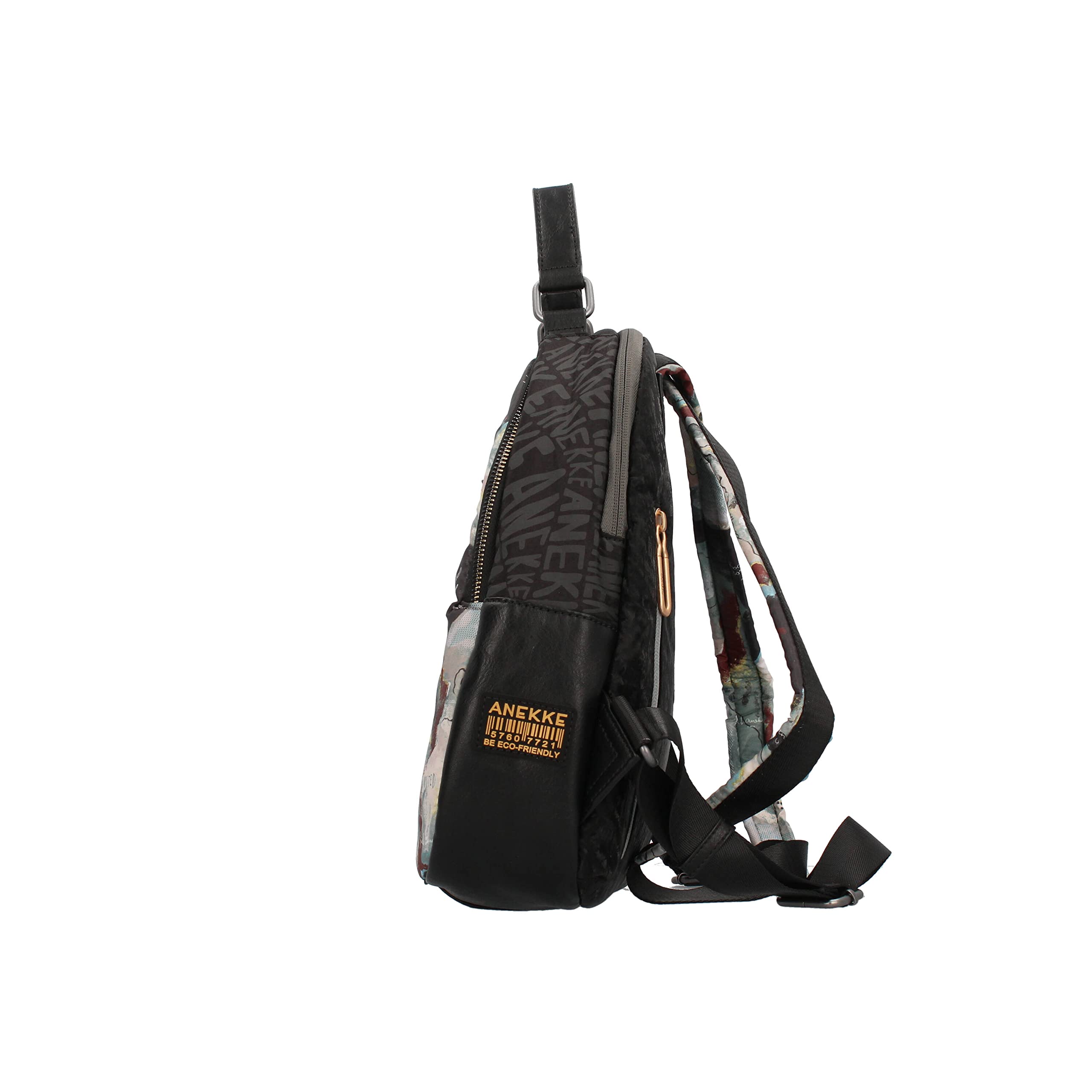 Anekke Mochila Menire Para Mujer - Polipiel De 26x30x8cm Con 3 Bolsillos - Homenaje Al Amazonas