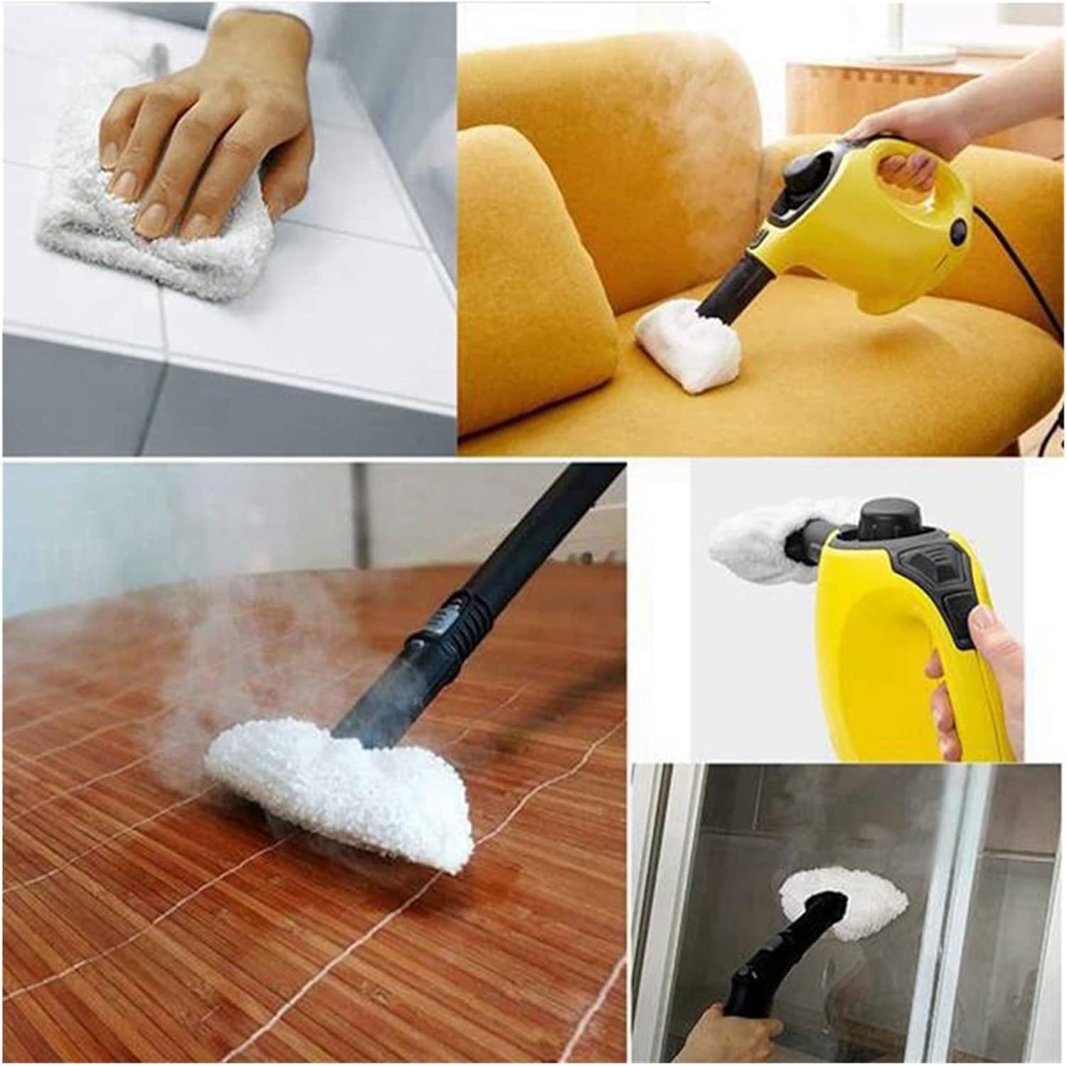 LANGshaw Steam Cleaner Slit Nozzle Brush Sprinkler Nozzle Head Mop Compatible for Karcher SC1 SC2 SC3 SC4 SC5 SC7 Household Cleaning Tools Leisurely