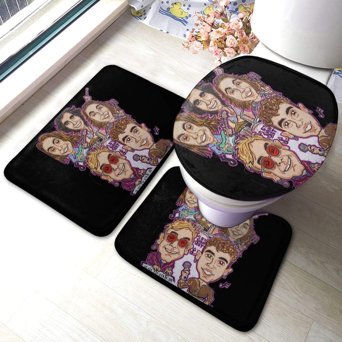 Emil R Tucker Greta Van Fleet Songs Bathroom Rug Mats Set