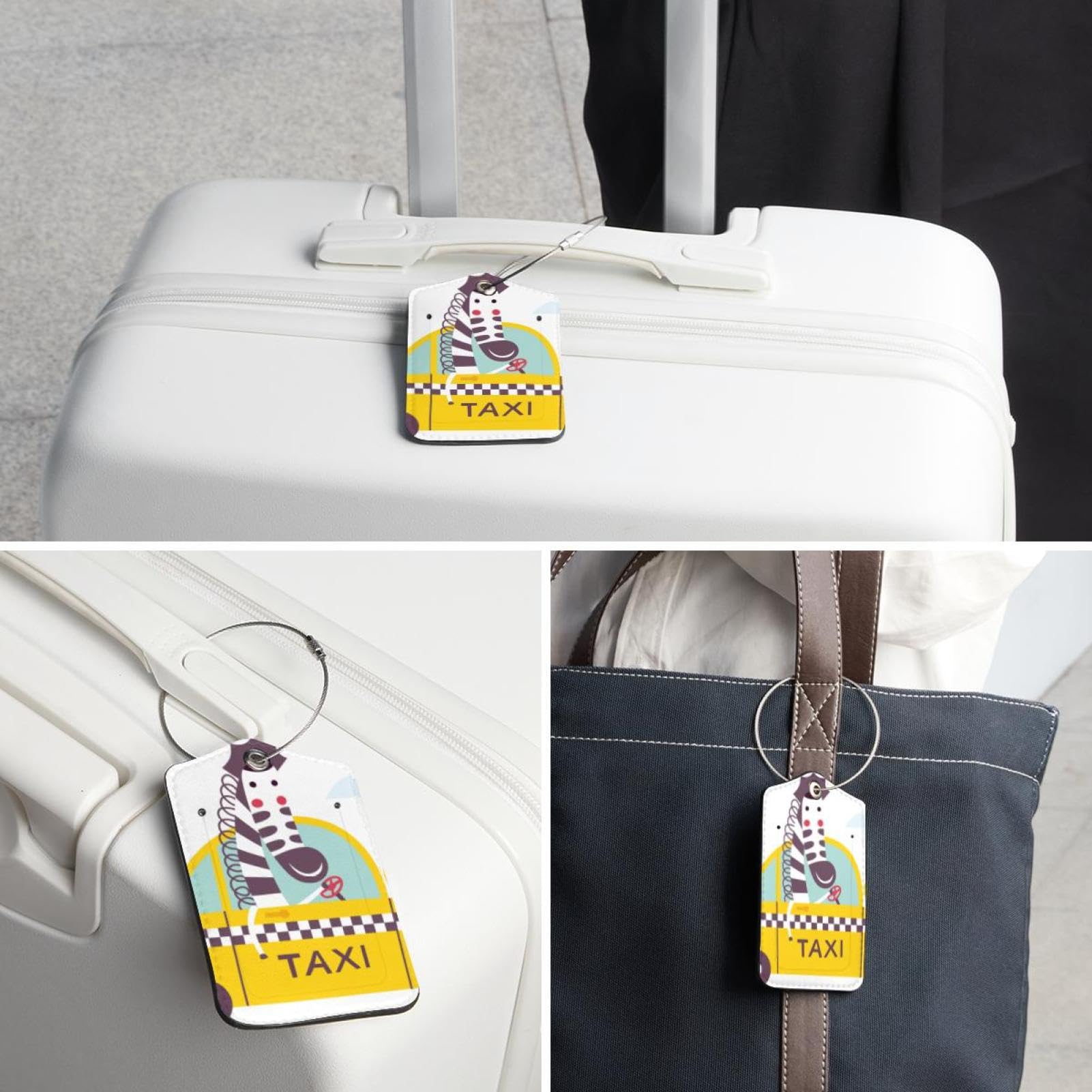 Etichette per bagagli, etichette per borse per