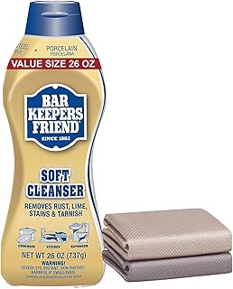 'Bar Keeper Friend' Ultimate Mega Cleaning Kit. 1x Liquid Soft Cleanser 26 oz + 1x Cleanser & Polish Powder 21 oz - Bundle...