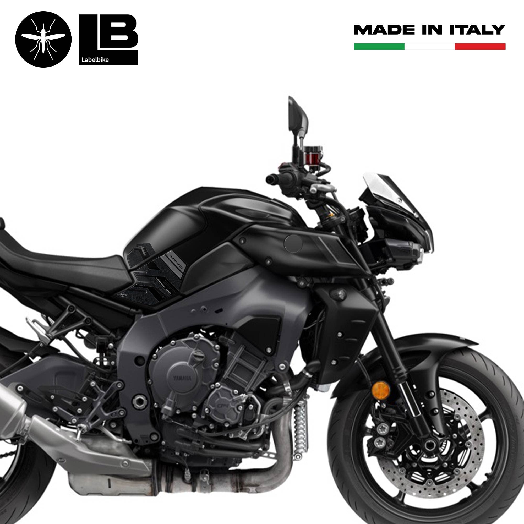 LABELBIKE 3D Motorrad Tankaufkleber kompatibel mit Yamaha