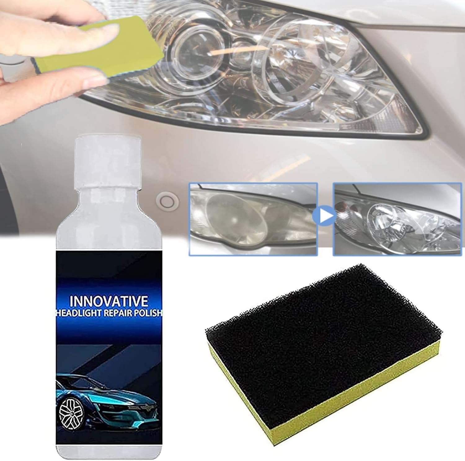Lenspro Headlight Repair Polish, Best Longlasting Car