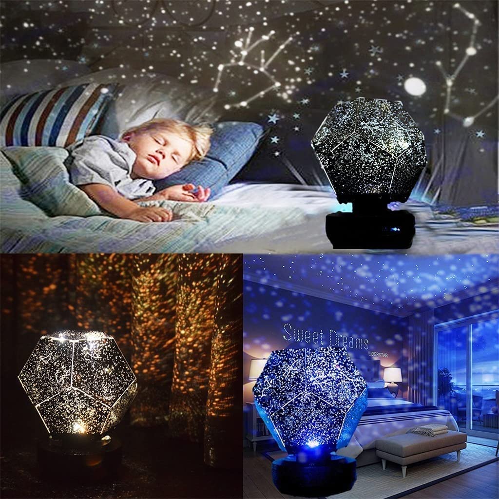Star Projector Starry Sky Night Light Led Table Lamp Gift for Children Kids
