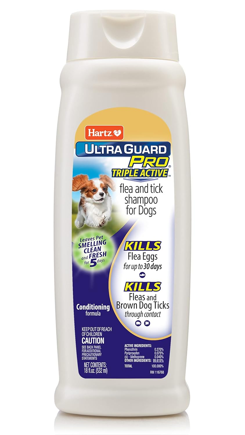 Hartz UltraGuard Pro Triple Active Flea & Tick Dog Shampoo