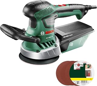 Random Orbital Sander PEX 400 AE (350 Watt, 125mm, 26 x Sandpaper Sheets and Paper Assistant Included)