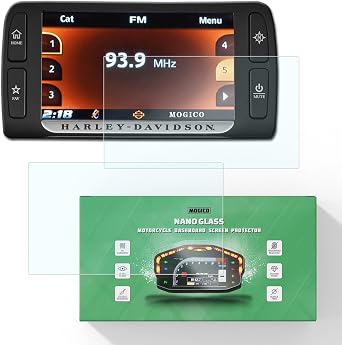 Nano Glass Screen Protector for Harley Davidson Boom! Box 6.5" GT 2014-2018 - 2 Pack Ultra Clear 9H Anti-Scratch, Fits Road Glide & Street Glide Dashboard Touch Display Cover