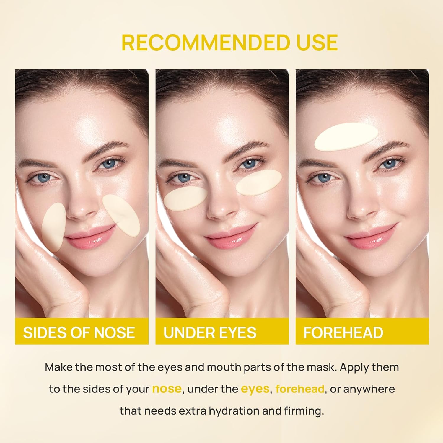 Collagen Face Mask, Real Deep Marine Collagen Overnight Face Mask for Glass Glow Skin - Elasticity, Firming, Hydrating & Moisturizing, 30g x 20ea (Pack of 4)