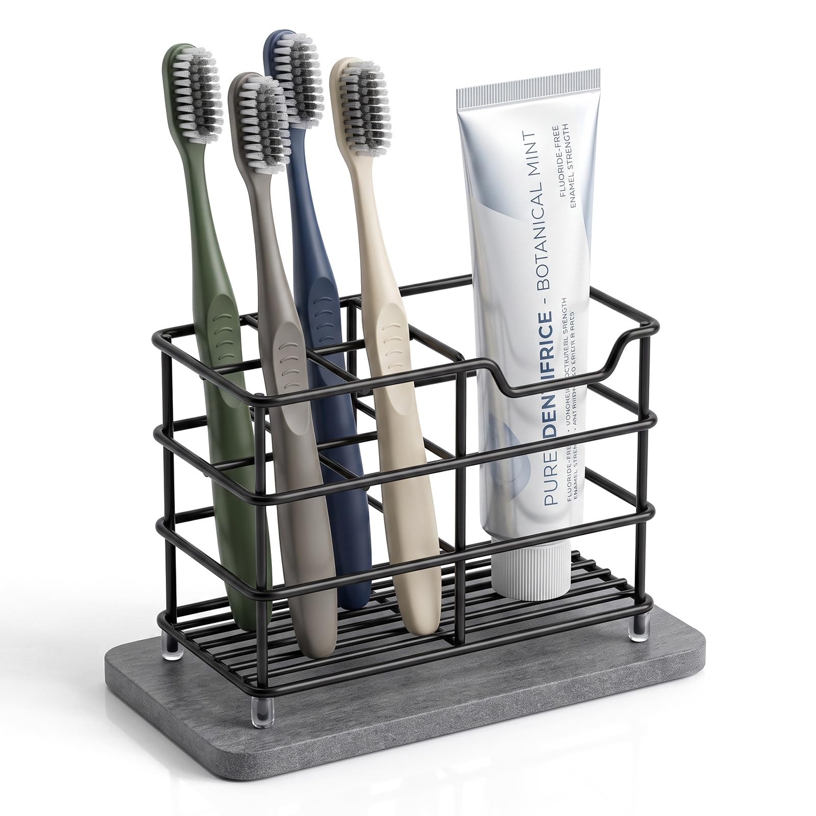 Black Toothbrush Holder, Tooth Brush Holder, Stainless Steel Toothpaste Holder