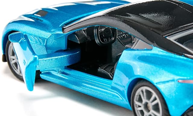 Foto 5 de 6 de Siku 1582, Aston Martin DBS Superleggera, Coche de Juguete, Metal/Plástico, Azul, Apertura de Puertas