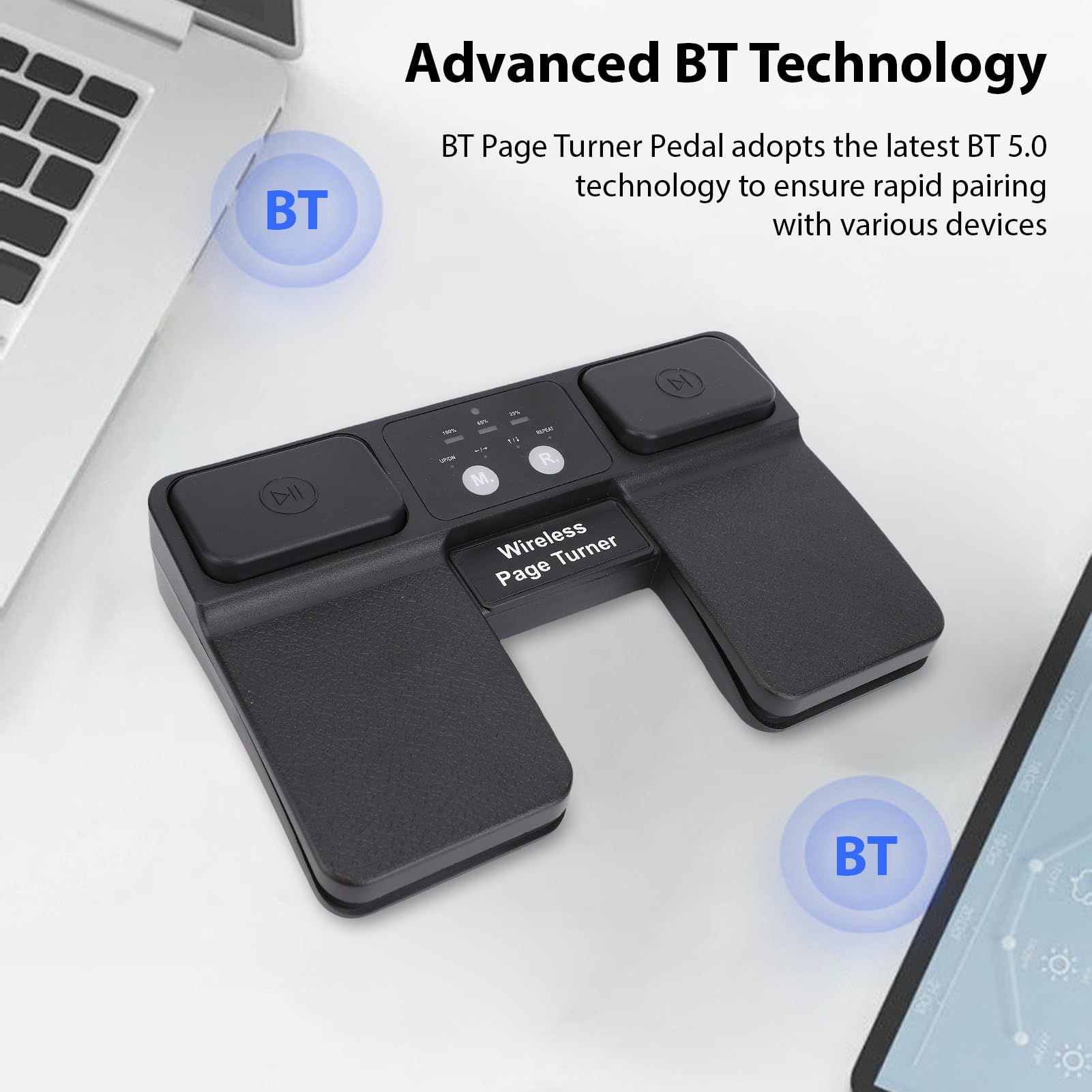 Pedal Turner, Muzyka Turner dla Tabletek na Gitarze Fortepianowej, Smartfony, Pilot z Nowotworami