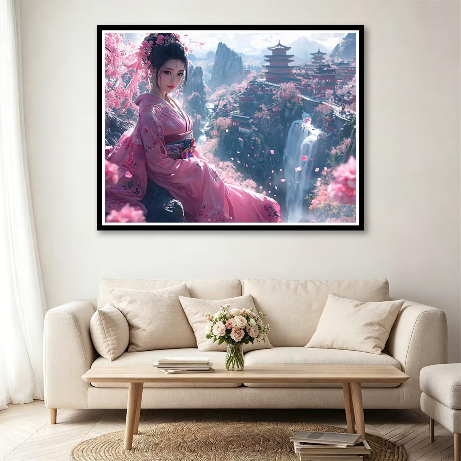 Diamond Painting Erwachsene Frau Diamant Painting Bilder 80x60 cm T0-1094