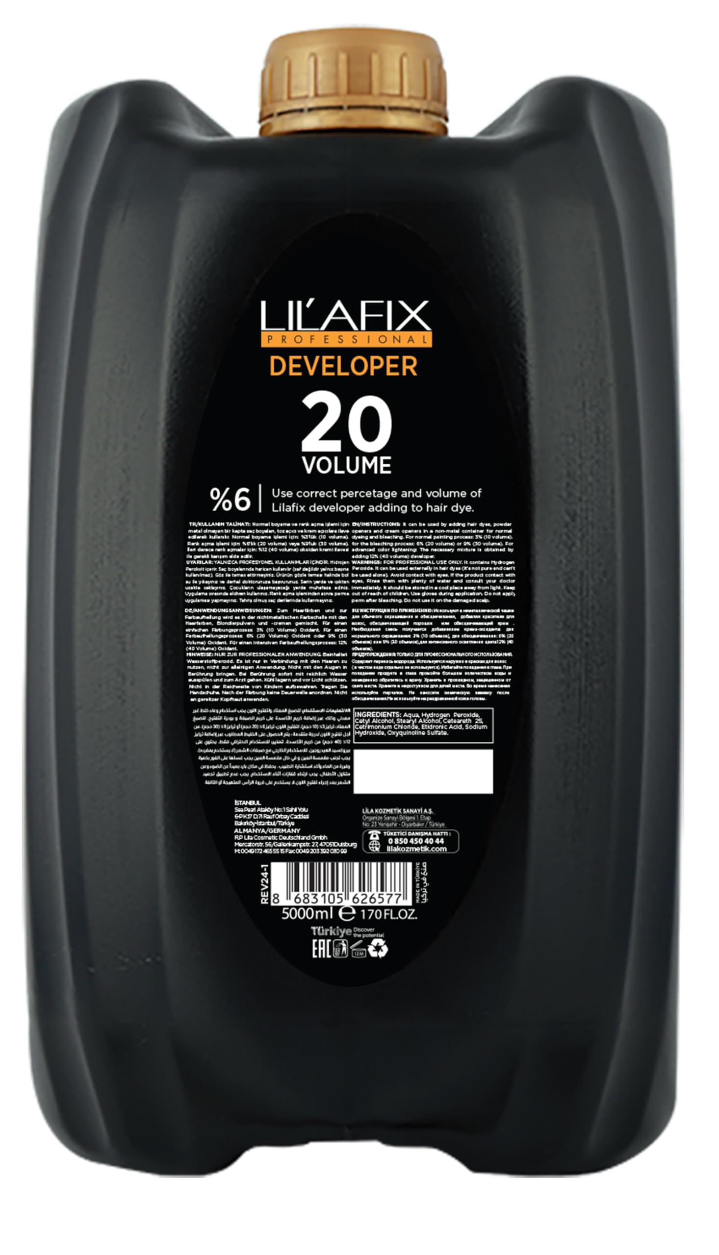 LILAFIX Oksidan Oksidan 20V%6-5000 Ml