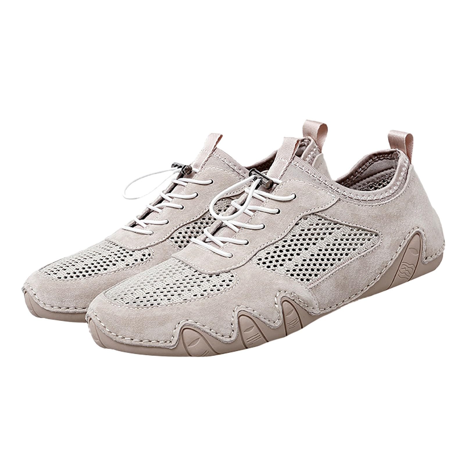 Zapatillas informales cómodas para hombres y mujeres zapatos de senderismo ligeros con cordones ajustables perfectos para el día a día viajes trajes de citas