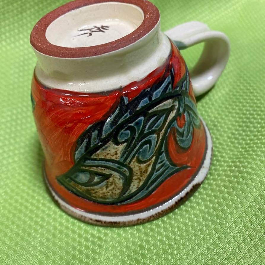 やちむん　希少　魚紋清次カップ&ソーサー やちむん 希少 魚紋清次カップ&ソーサー やちむん 希少 魚紋清次カップ