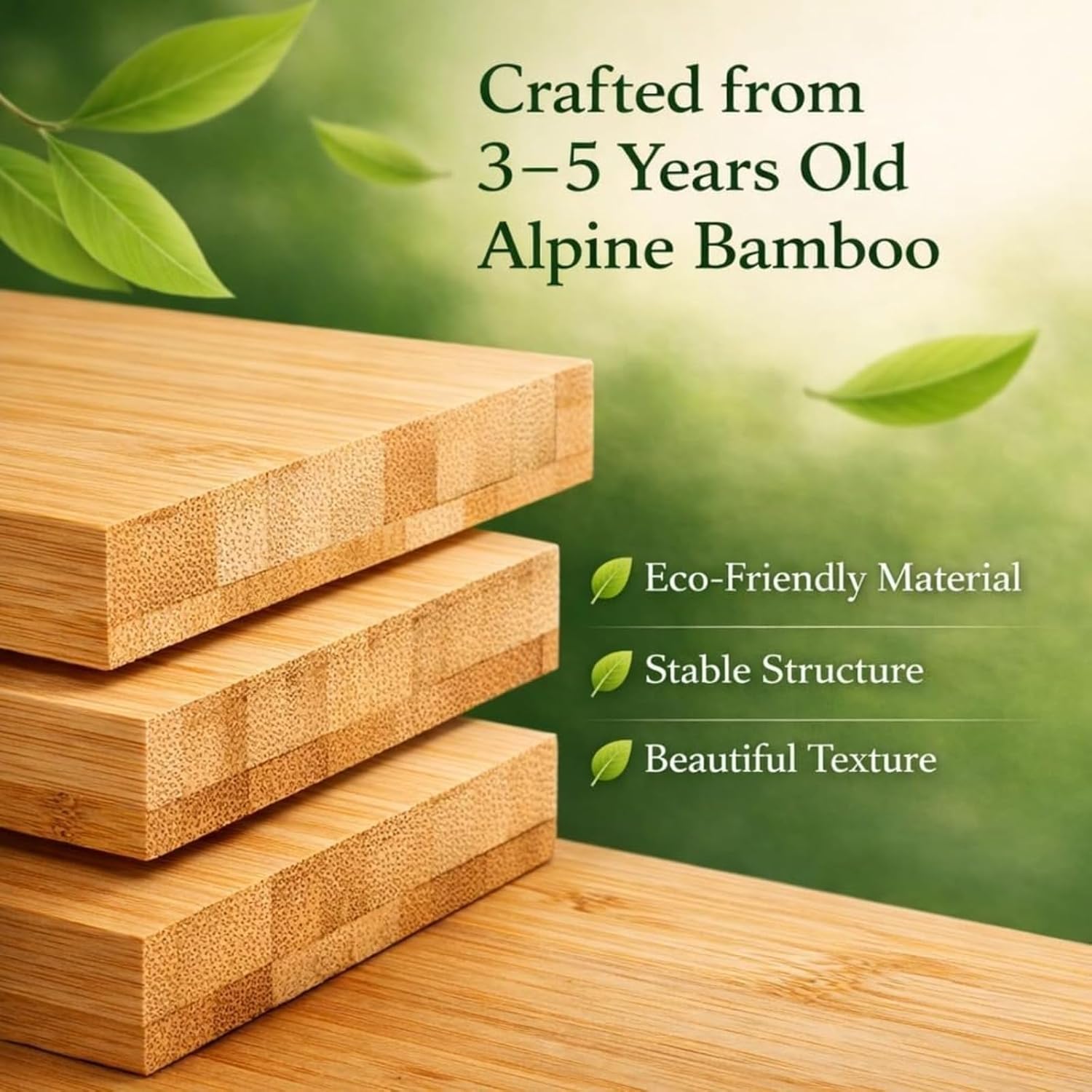 9-Tier Bamboo Shoe Rack, Foldable & Adjustable (2 to 9 Tiers), No-Tool Assembly in Seconds, Space-Saving Vertical Organizer for Entryway, Closet, Apartment - Holds 60 Pairs, Easy Clean (Nature,3 Tier)