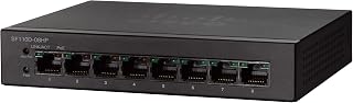 Cisco SF110D-08HP Unmanaged Switch | 8 Ports 32W 10/100 | PoE | Limited Lifetime Protection (SF110D-08HP-UK)