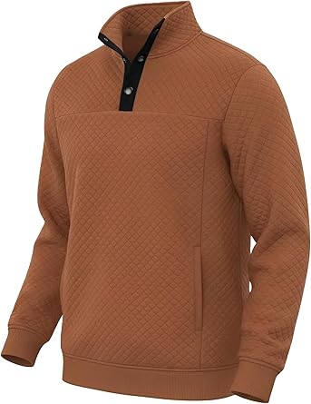 Mens Quilted Sweatshirt 2026 Casual Stylish Bomber Jacket Versatile Outfit S-2XL