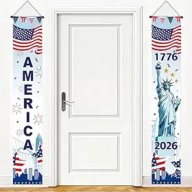 AhfuLife 2 peças WM 2026 banner de porta, banner de porta da Copa do Mundo de futebol de 117 x 30 cm pendurado para decoração futebol Copa do Mundo Copa do Mundo 2026 Presente interno externo para fãs