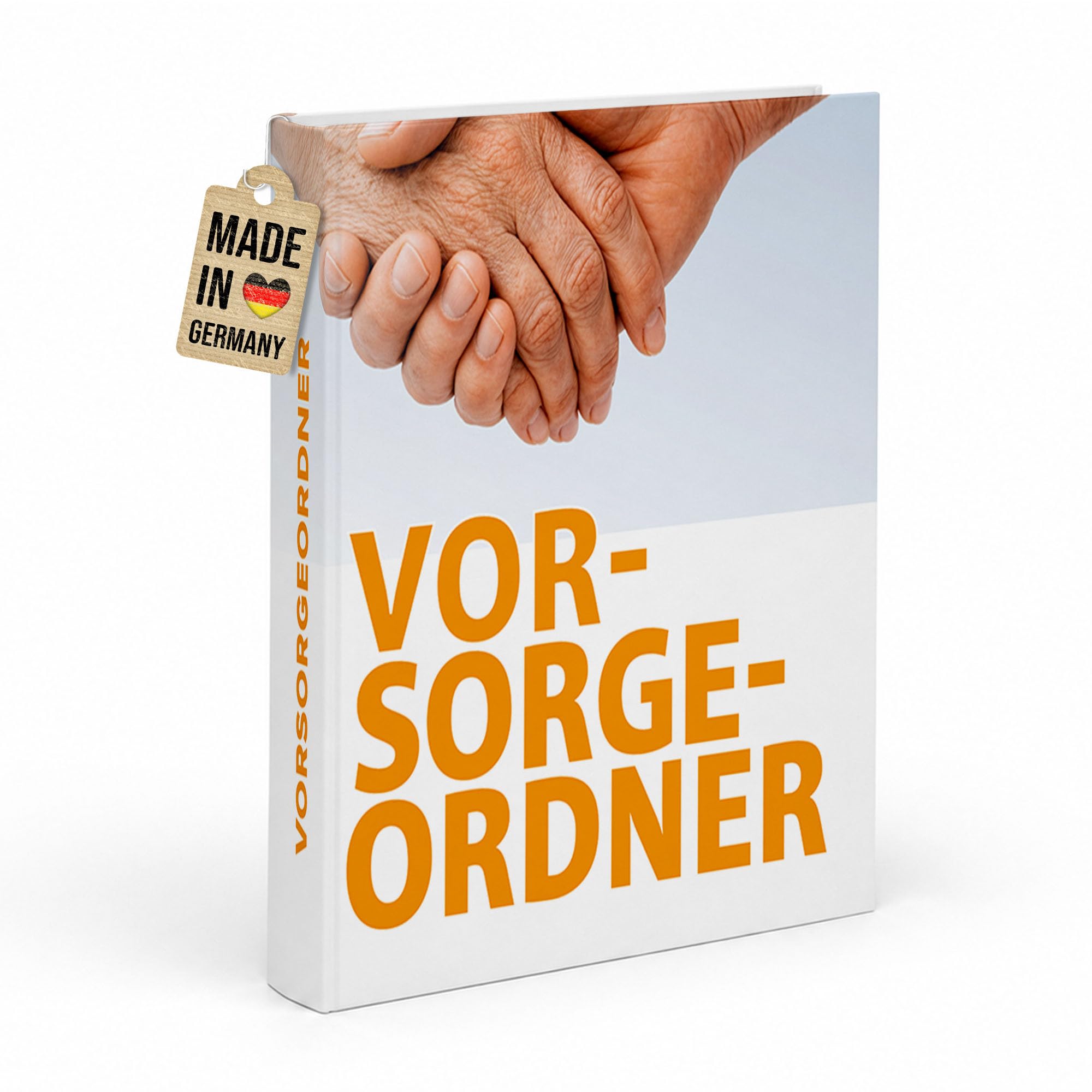 Vorsorgeordner & Pflegemappe mit Register - Notfallordner für Dokumente, Vollmachten und Patientenverfügung - Alles an einem Ort übersichtlich geregelt - Flexibel erweiterbar