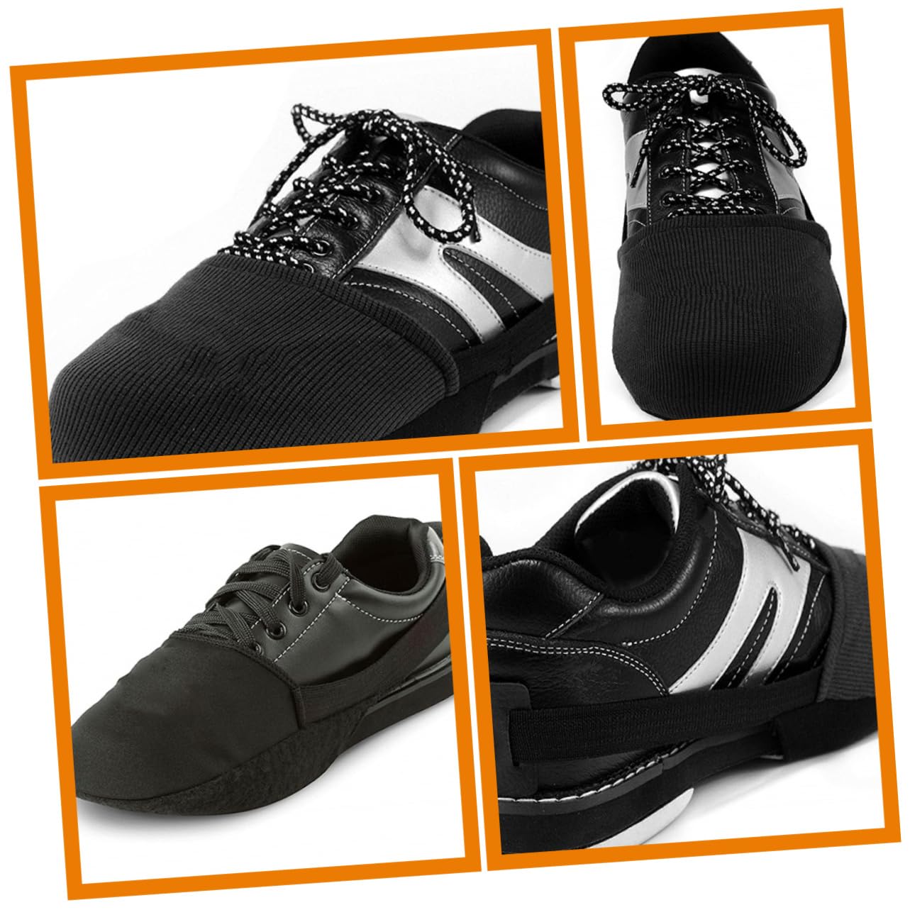 NAMOARLY Bowling Sliding Shoe Covers Men Bowling Shoes Accessory Easy to Wear Remove