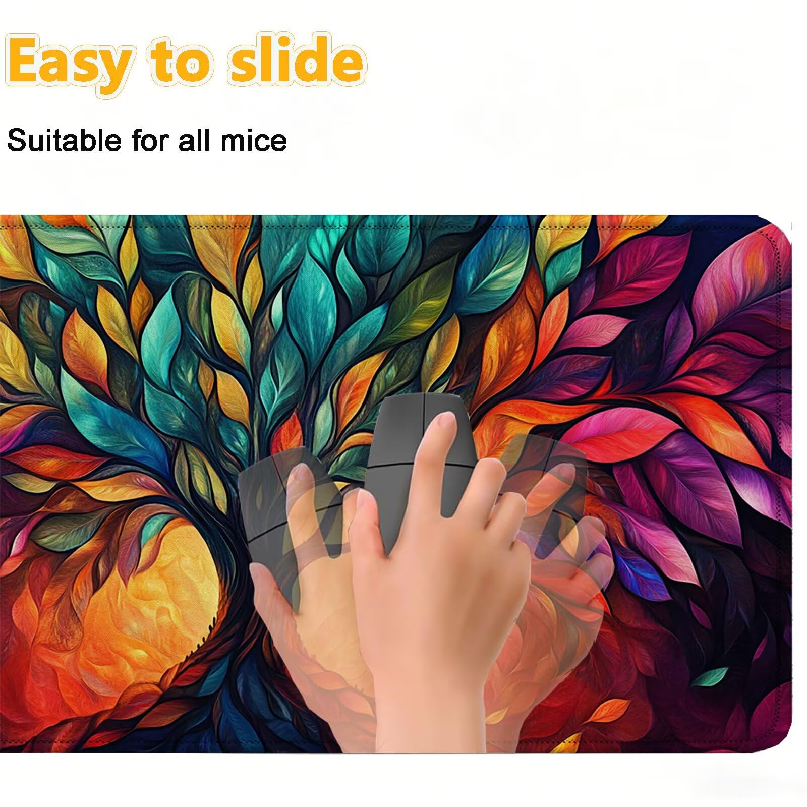 Tappetino Mouse 900x450mm | Superficie Ultra-Liscia, Albero 0-z624