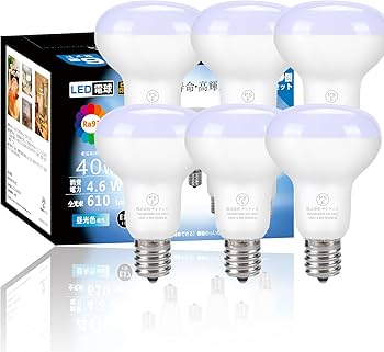 Amazon | LED電球 E17口金 ミニレフランプ形 高演色Ra93 40W形相当