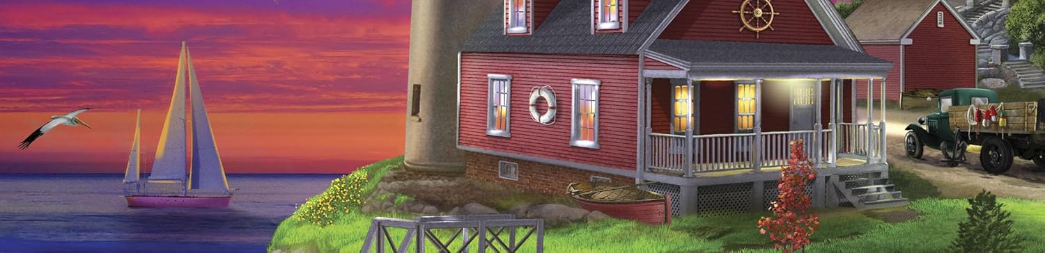 Ceaco - Chris Bigelow - Lighthouse Point - 750 Piece Jigsaw Puzzle