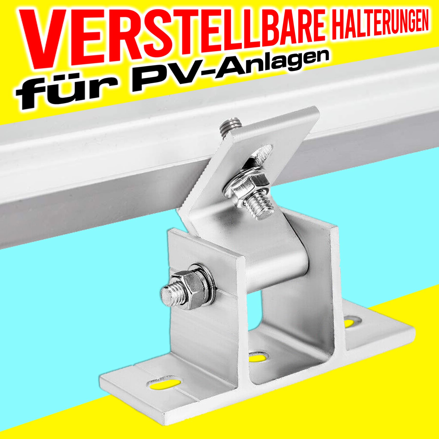 ECO-WORTHY Supporto Per Pannello Solare Ad Angolo Regolabile Per Barche