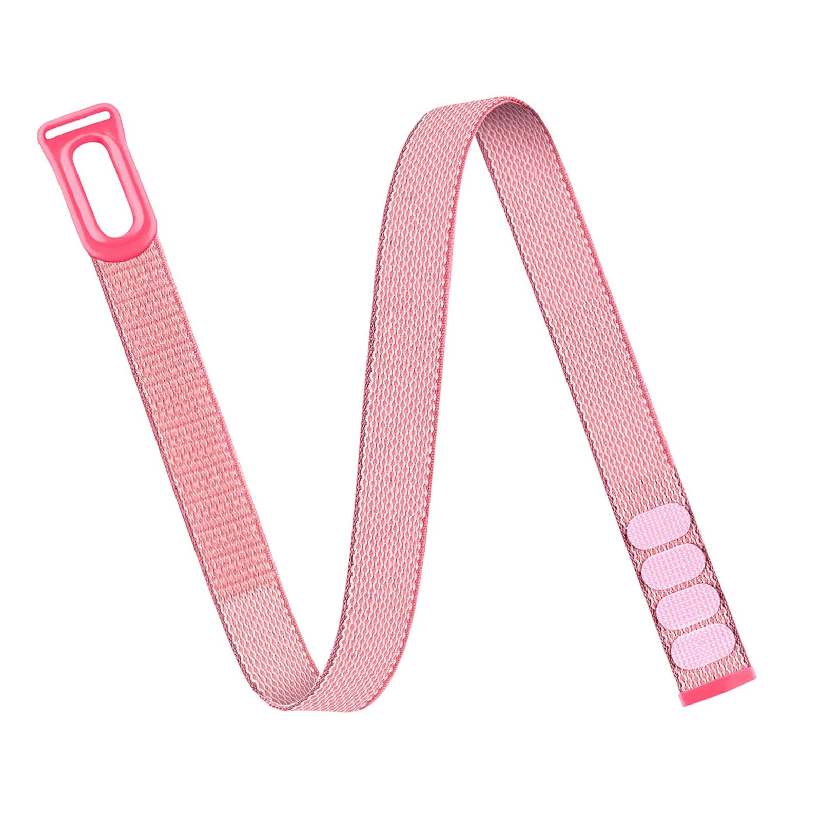 Strap for Google Fitbit Air Bicep Band, Adjustable Elastic Woven Sport Straps for Men Women, Replacement Nylon Bicep Arm Bands for Running Gym Strength Training Training (Hot Pink, M (430mm/16.9 in))