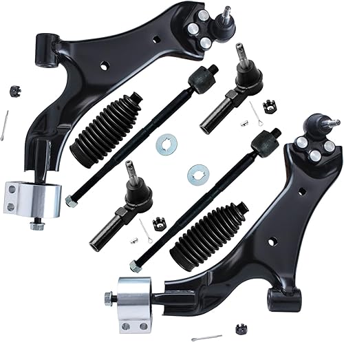 Miniatura 1553 de Detroit Axle - Kit de brazos de control de extremo delantero RWD para Dodge Ram 03-06 2500 3500, 2 brazos de control superior con rótula 2 varillas