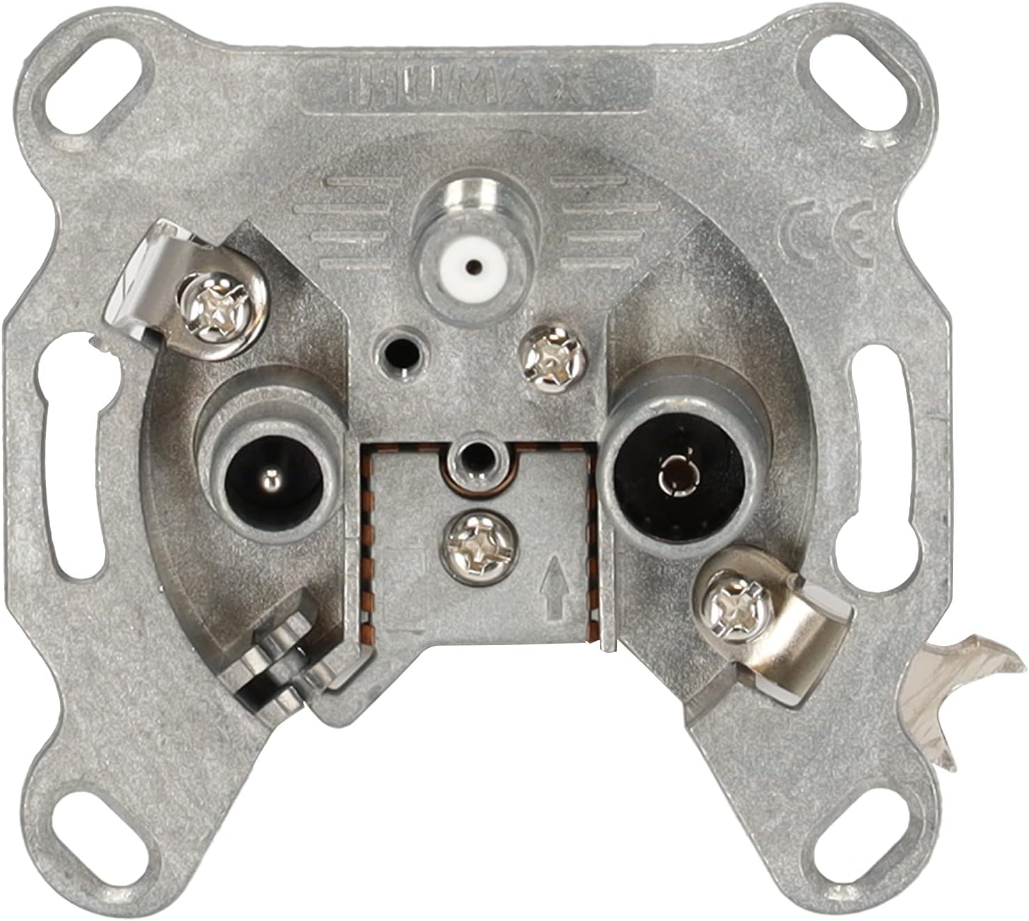 Produktbild von 3-Loch Antennen-Dose Für SAT/TV/Radio – 1 DB Dämpfung, DC-Durchgang, UP/AP Anschluss, Von Wentelektro