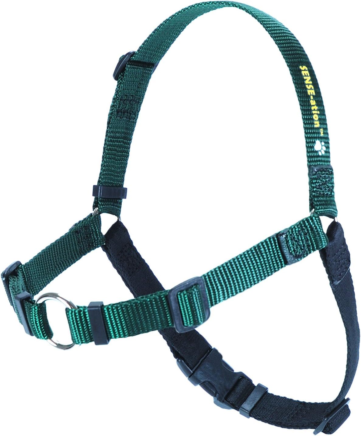 SENSE-ation No-Pull Dog Harness (Green, Medium) by Sense-Ation Harness