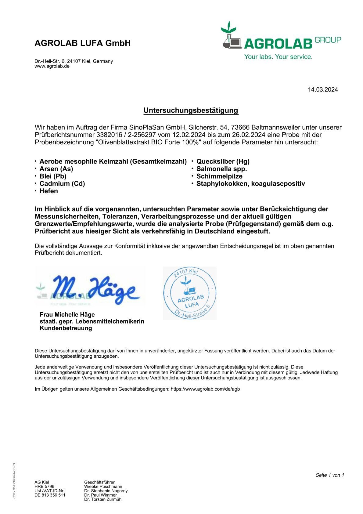 Bio Olivenblattextrakt FORTE 50 ml | 100% rein | ohne Zusätze | 10% Oleuropein | vegan | laborgeprüft | hoch dosiert