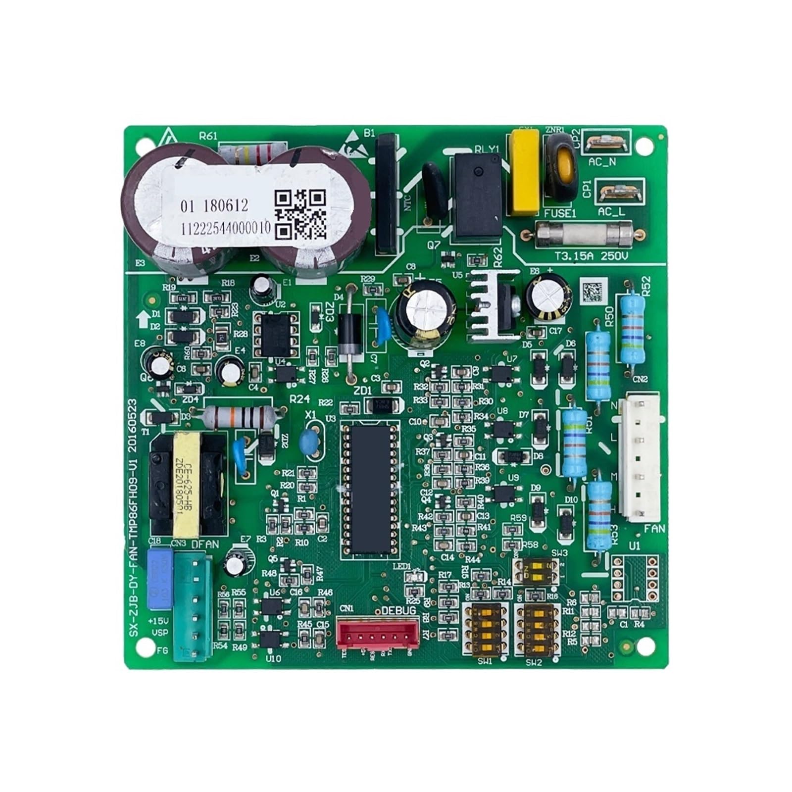 Do płyty sterującej centralnego klimatyzatora ZJB-DY-FAN-ACZDC-E1(SY) moduł obwodu PCB 11222544000010 części do klimatyzacji