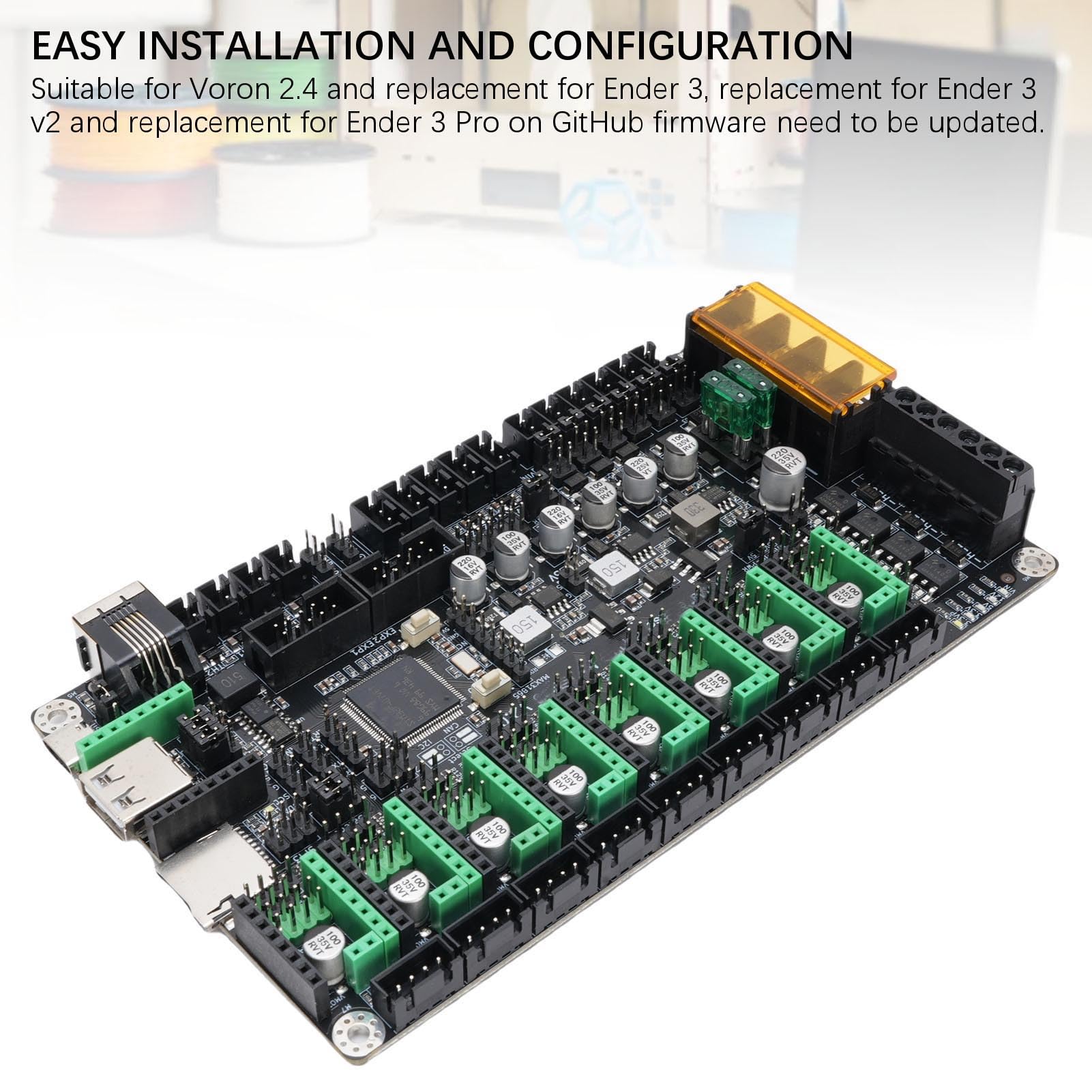 Cocoarm 3D Drucker Steuerplatine PCB, DC12V bis 24V, 8 Schrittmotor, 9