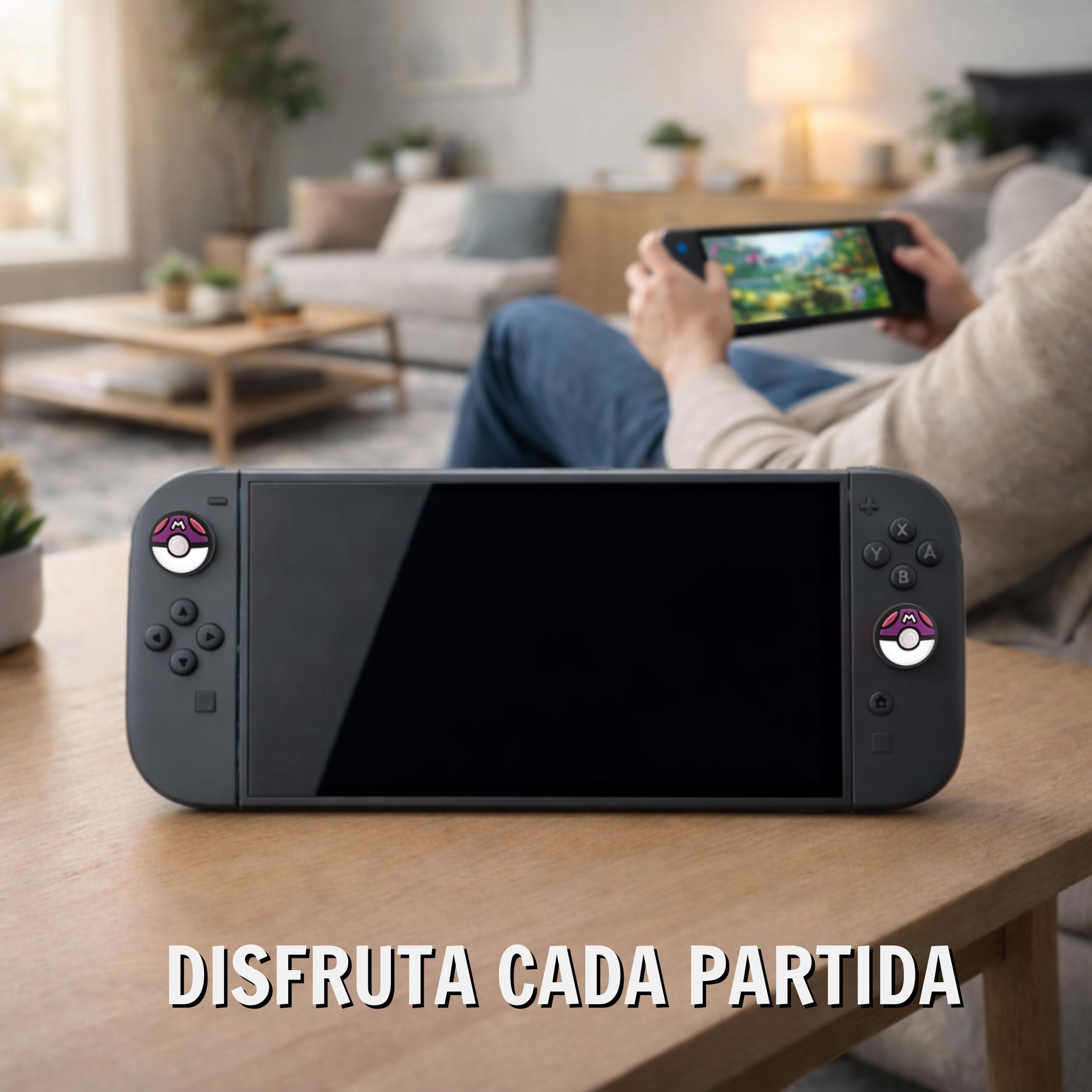 MME Tapas de Joystick compatibles con Nintendo Switch 2, Agarre Protector de Joystick, Tapas para Pulgar para Nintendo Switch 2; Grips Switch 2 (PK)