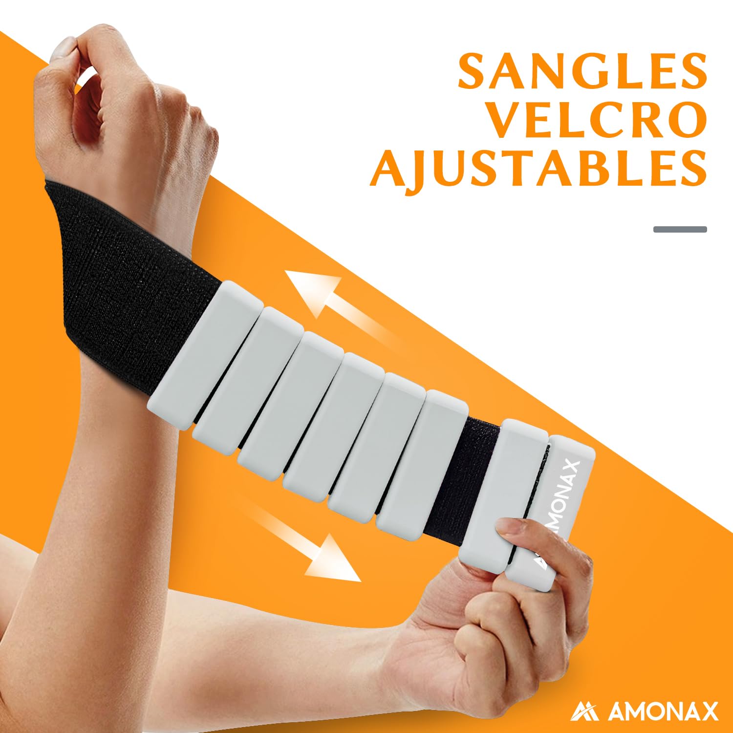 Amonax Ensemble De Poids Cheville, Fitness Poids Poignet Pour Femmes Et Hommes, Paire De 1kg Pour Leste Musculation, Poids Pilates Poids De Natation, Leste Cheville (Gris - 0,5kg x 2