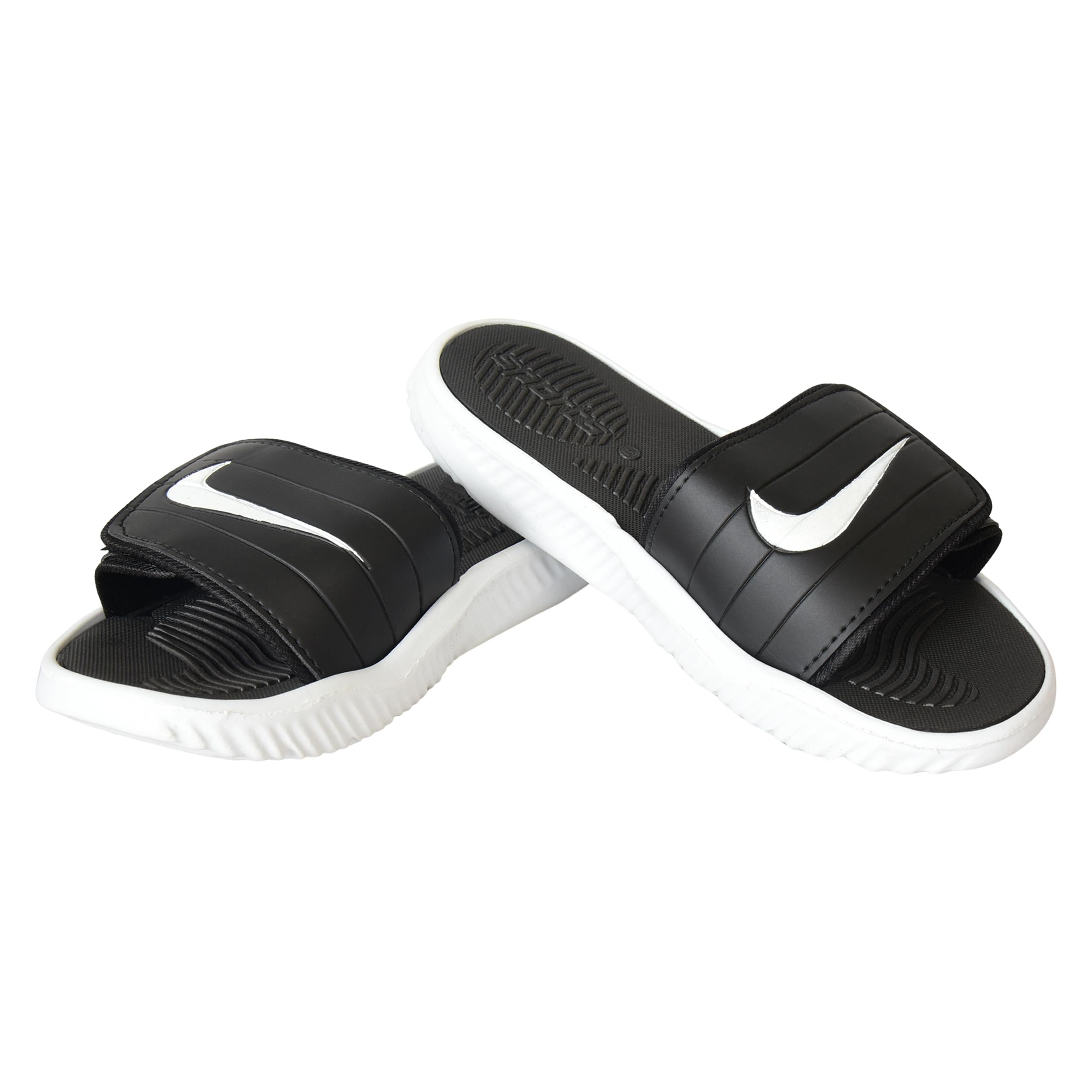 Men's Lightweight Sports Slide Slippers | Adjustable Hook & Loop Strap | Comfortable Casual Bathroom & Outdoor Slides-picture-59