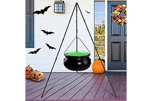 13 inch Witchcraft Cauldron with Tripod Lighting