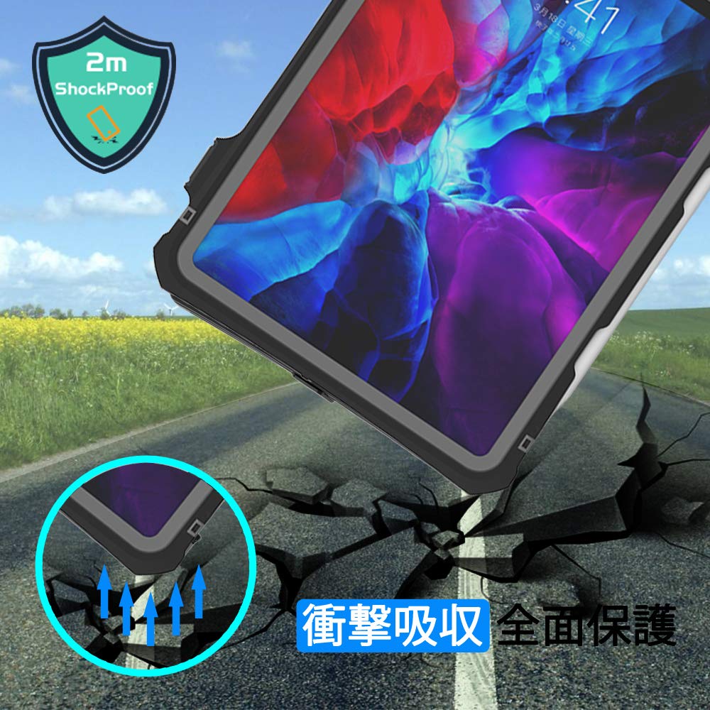 Amazon.co.jp: iPad Pro11 2020/2021/2022 防水ケース 第2/3/4世代