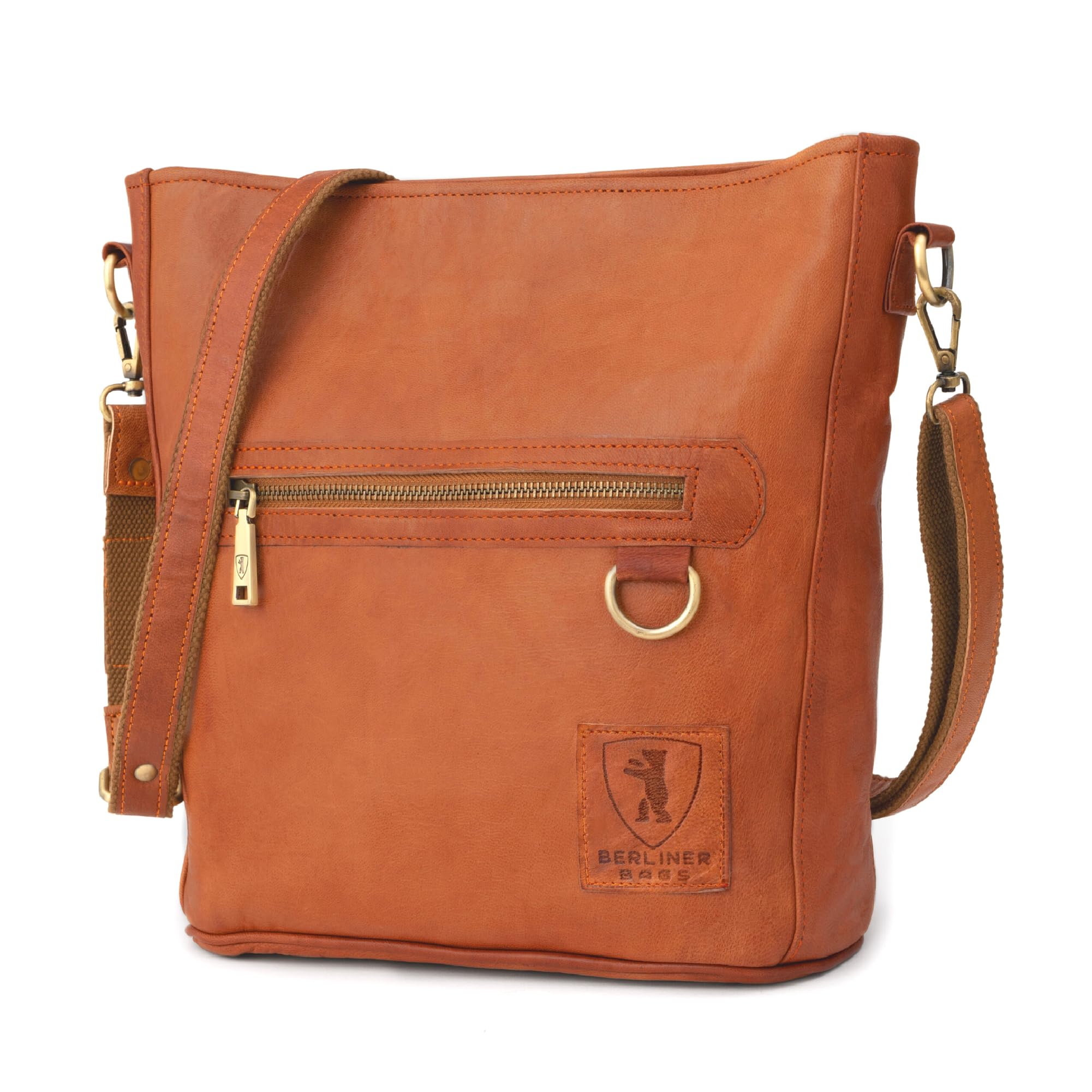 Vintage Genuine Leather Shoulder Bag Siena, Handbag, Crossbody Bag for Women