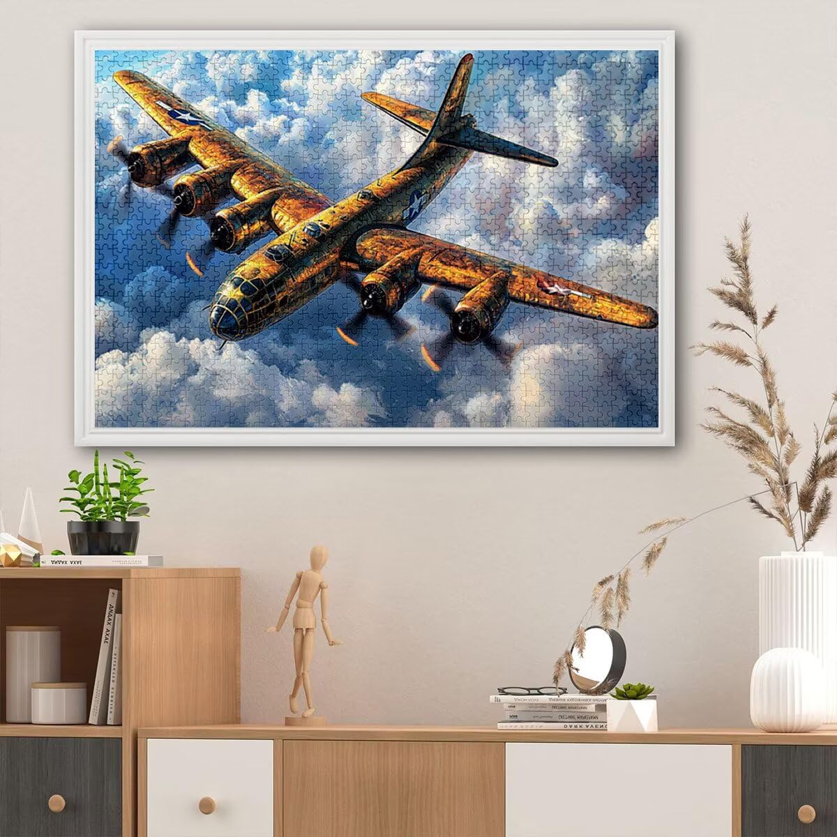 Puzzle 5000 elementów samolotu, 5000 elementów, dla dorosłych, drewniane puzzle dla dorosłych, trudna łamigłówka, gra logiczna dla całej rodziny, drewniane puzzle do dekoracji salonu, na prezenty, G
