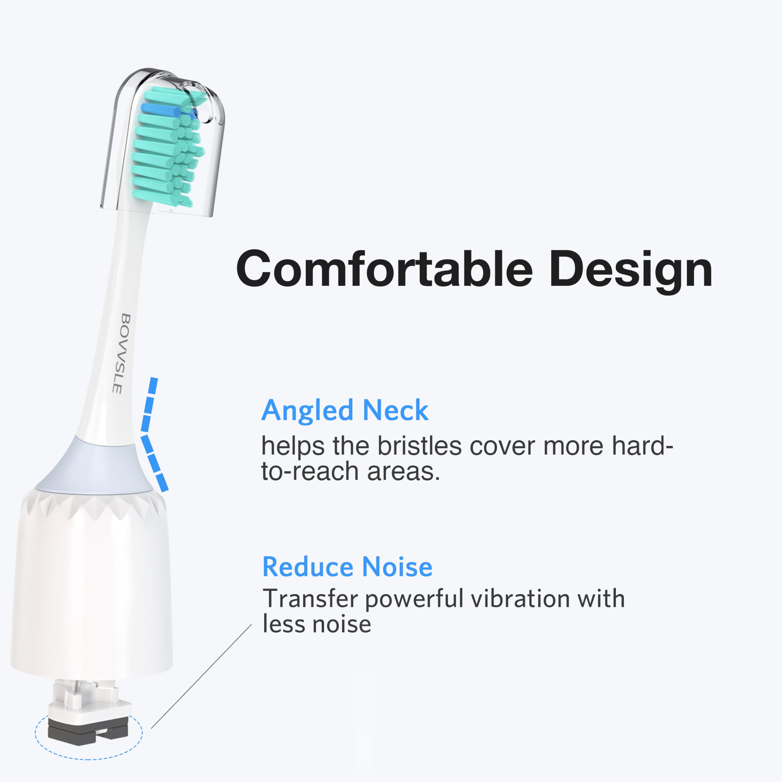 Ersatz-Zahnbürstenköpfe für Philips Sonicare, 6 Stück