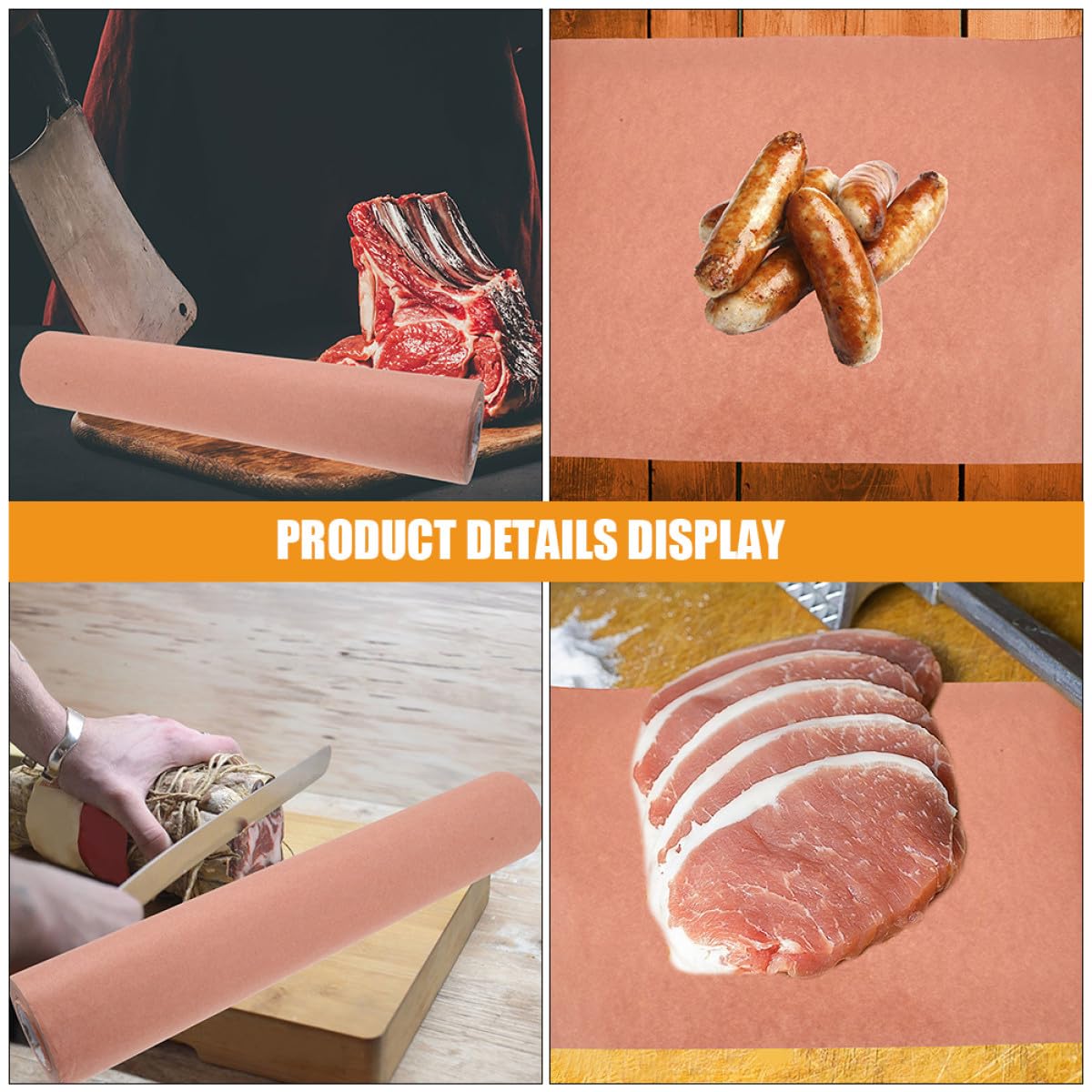 Butcher Paper Roll Nonstick Grill Paper for Smoking Meat Household Baking Sheets Bbq Accessories Practical And Safe